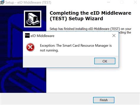 Smartcard resource manager is not running 